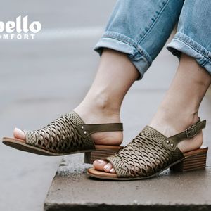 Flats: CABELLO ALACA OLIVE