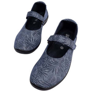 Flats 1: ARCOPEDICO ESTRELA PALM K10 NAVY