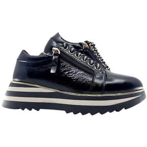 ALFIE & EVIE HOSTING BLACK CRUSH PATENT