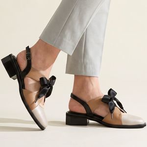 Heels: BELLE SCARPE RONE TAUPE COMBO
