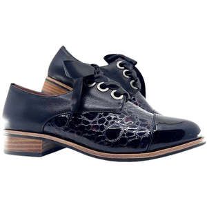 Bresley: BRESLEY AVIT BLACK BORDO MOON PATENT