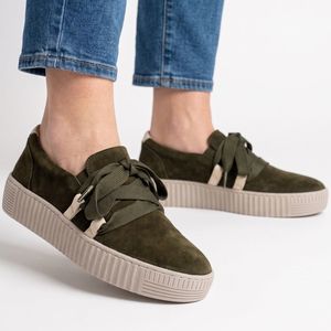 Sneakers: GELATO GYPSY OLIVE SUEDE