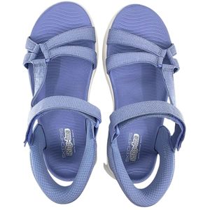 SKECHERS SLIP-INS GO WALK FLEX SANDAL ILLUMINATE PERIWINKLE
