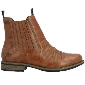 Boots: RIEKER CHARLOTTE 748 TAN