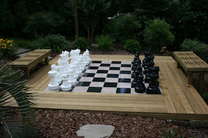 Products: Garden Chess Set 640mm King