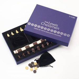 Chess: Lewis Chess and Draughts Set 40mm King