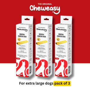 Cheweasy Extra Large: Long-lasting Dental Chew for Dogs Pack Of 3 - Cheweasy Him&hellip;