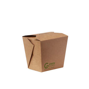 Takeaway Containers: GREEN CHOICE Kraft Noodle Box - 500pcs - 3 Sizes