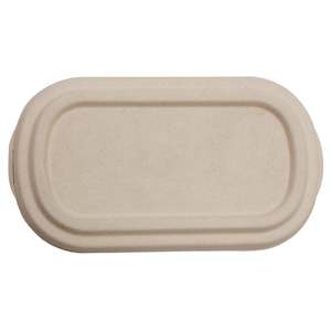 Takeaway Containers: GREEN CHOICE Sugar Cane - Food Box Lid - 2 Sizes