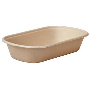 Takeaway Containers: GREEN CHOICE Sugar Cane Single Compartment Food Box - 2 Sizes - 500pcs