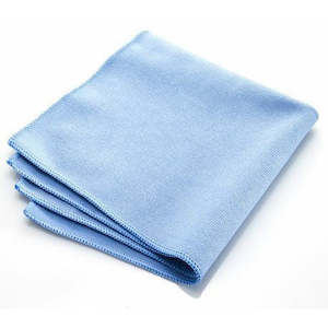 Microfibre: FILTA Commercial Microfibre Cloth - Glass Aqua -  35cm X 35cm - 10 Pack