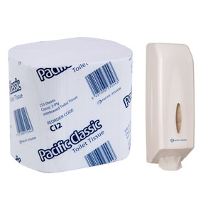 Systems Toilet Tissue: Interleaved Tissue Starter Pack - Includes Product and a Dispenser