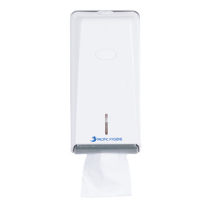 Systems Toilet Tissue: Mini Interleaved Toilet Tissue Dispenser White