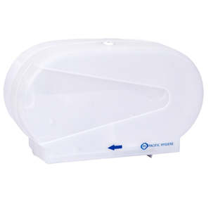 Systems Toilet Tissue: Mini Jumbo Toilet Roll Dispenser - Double