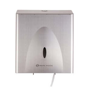 Systems Toilet Tissue: Stainless Steel Jumbo Toilet Roll Dispenser -Single