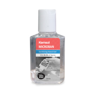 Handcare: Kemsol Microban Hand Sanitiser Gel 59ml
