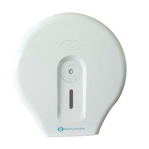 Systems Toilet Tissue: Pacific Hygiene Single Jumbo Toilet Roll Dispenser - White or Black