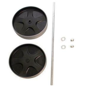 Cleaning Carts: Rubbermaid Wheel and Axle to Suit Cleaning Carts