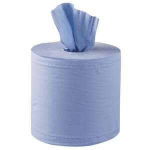 Sorb X Wipers: Sorb-X Centrefeed 1 Ply Blue 18.5cm (Case)
