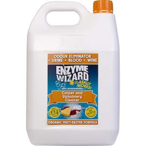 Cleaning Chemicals: ENZYME WIZARD CARPET & UPHOLSTERY CLEANER - 3 x 5 LITRE