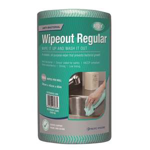 Sorb X Wipers: Sorb-X Wipeout Regular Duty Wipes - 65m/roll - 4 rolls/case