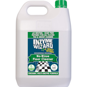 Cleaning Chemicals: ENZYME WIZARD NO RINSE FLOOR CLEANER - 3 x 5 LITRE