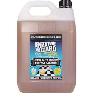 Cleaning Chemicals: ENZYME WIZARD HEAVY DUTY FLOOR CLEANER - 3 x 5 LITRE