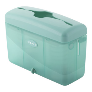 Interleaved Handtowel: Table Top Towel Dispenser Small - Pink or Green