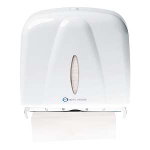Interleaved Handtowel: Pacific Hygiene Mid Capacity Hand Towel Dispenser - White(D55W) or Black(D55B)