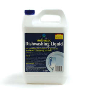 Cleaning Chemicals: Lotus Automatic Dishwasher Liquid (5L or 20L)