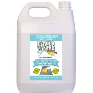 Cleaning Chemicals: ENVIRO WIZARD SURFACE SANITISER - 3 x 5 LITRE