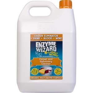 Cleaning Chemicals: ENZYME WIZARD CARPET & UPHOLSTERY CLEANER - 3 x 5 LITRE