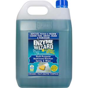 Cleaning Chemicals: ENZYME WIZARD KITCHEN & BATHROOM - 3 x 5 LITRE