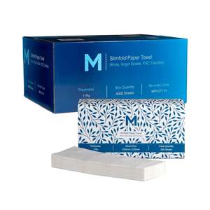 Slim Towels: MATTHEWS Boxed Slim Towel 23cm x 23cm - 4000 sheets - FSC
