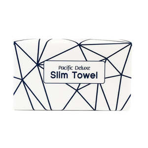 Slim Towels: Slim Deluxe Towel 23cm x 22.5cm - 200 sheets/pack, 16 packs/case (SD200)