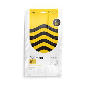 Building Service Contractors: FILTA Vacuum Bags to suit Pullman 10LT  - 5 Pack (C067)