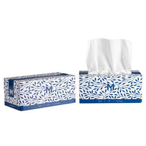 MATTHEWS Flat Facial Tissues - White, 2 Ply, 200 Sheets, FSC® Mix (24)