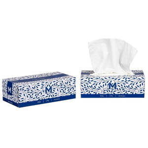 MATTHEWS Flat Facial Tissues - White, 2 Ply, 150 Sheets, FSC® Mix (30)