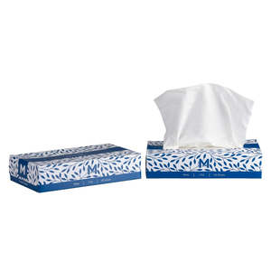 MATTHEWS Flat Facial Tissues - White, 2 Ply, 100 Sheets, FSC® Mix (48)