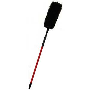 Scrubbers And Brushware: FILTA Microfibre Duster with Extension Handle - Black - 1.2M