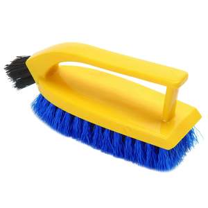 Scrubbers And Brushware: Filta Iron Handle Scrub Brush, PP Fill - Yellow
