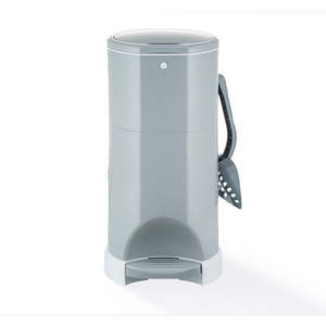 Sanitary Bins: Janibell Korbell Litter Champ Premium Odour-Free Pet Litter Disposal System – Grey (15L)