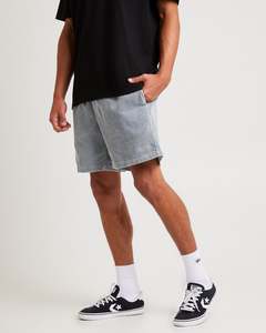 Cord Coast Boxer Short - Washed Steel