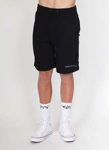 Mens Sale: Track Short - Drawn/Black