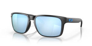 All New Season Product: Oakley Sunglass - HOLBROOK XL Matte Black/Prizm Deep Water Polarized