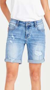 Junkfood Jeans: Della Shorts - Blue
