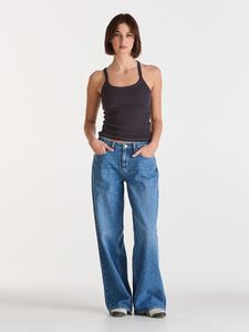 Low Slouch Jean - Serotonin Blue