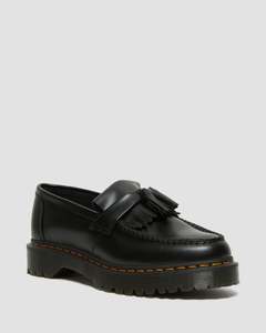 Doc Martens Womens: Adrian Bex Loafer - Black Smooth