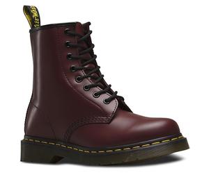 Womens Boots: 1460Z Smooth Boot - Cherry