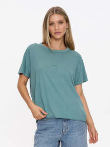 Minimal Thrills Relaxed Tee - Green Coast